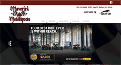 Desktop Screenshot of maverickmotorsports.com