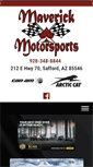 Mobile Screenshot of maverickmotorsports.com