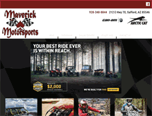 Tablet Screenshot of maverickmotorsports.com